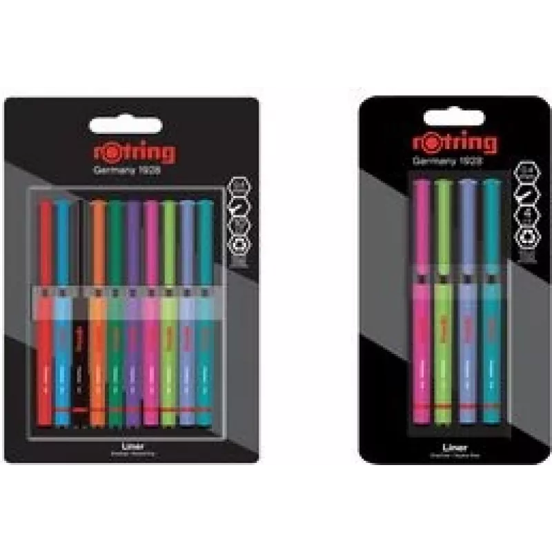Set de rotuladores finos HERLITZ 2166331 – punta de 0,4 mm, Fun Colors, pack de 4
