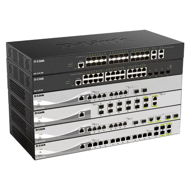 D-Link switch inteligente gestionado 24 puertos 10G SFP+, 4 puertos 10GBASE-T