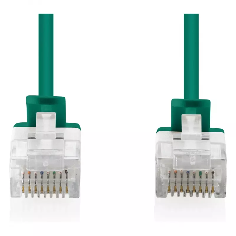 Cable de red DIGITUS CAT 6 U-UTP fino, 0,5 m, verde