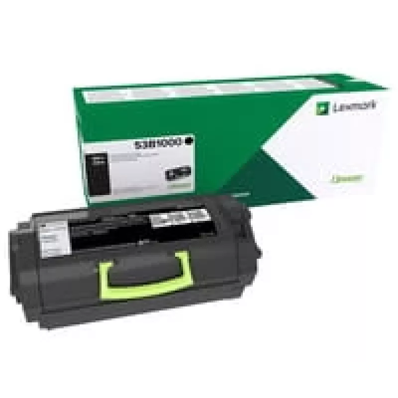 Cartucho de tóner Lexmark 53B2000 1 ud. original negro