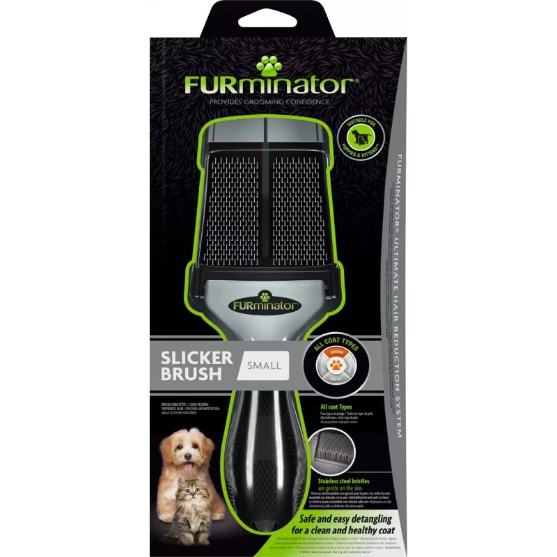 FURminator - Cepillo desenredante para perros y gatos - S