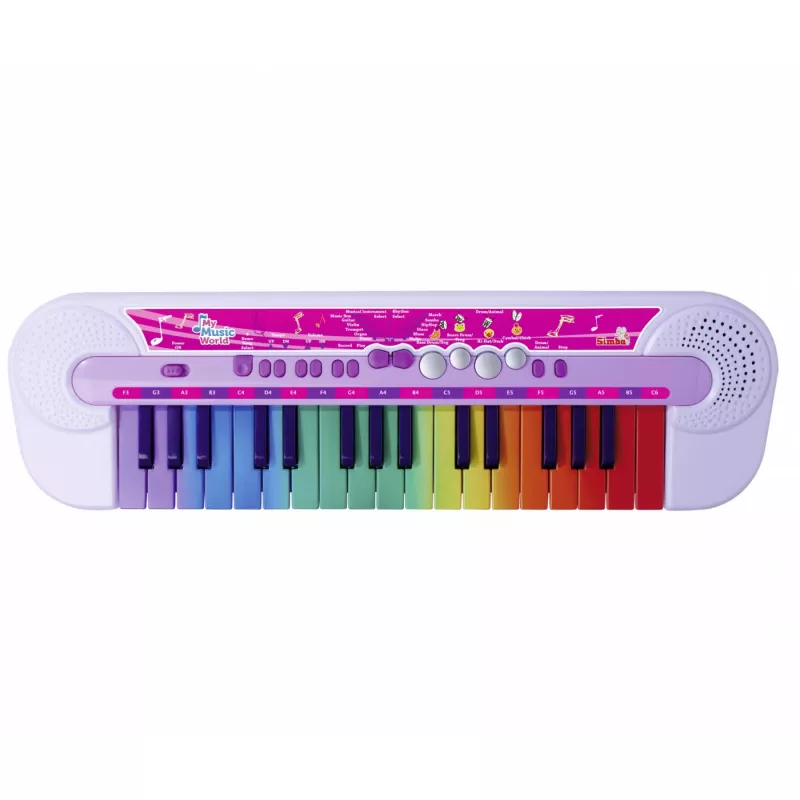 Teclado Simba Toys Benelux My Music World 106834638 con teclas táctiles