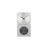 NeXtime Reloj 3028 OP, 16x30,2 cm, pared, cristal, plateado