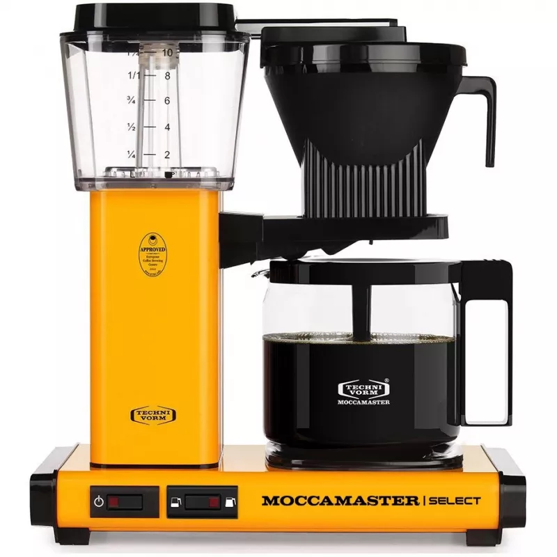 Cafetera de goteo Moccamaster 1,25 L KBG Select amarillo Pepper
