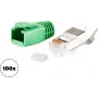 Conector macho RJ-45 ShiverPeaks BS72067-100G verde