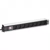 Regleta de enchufes para rack Intellinet 19 pulgadas 8 tomas versión alemana