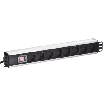 Regleta de enchufes para rack Intellinet 19 pulgadas 8 tomas versión alemana