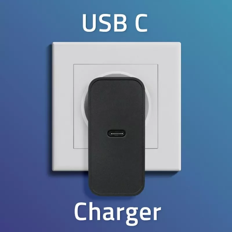 Cargador QOLTEC Super Quick PD 65W USB‑C Power Delivery 5–20V, 1x USB‑C, USB PD 3.0, conector macho Type-C, 65 W