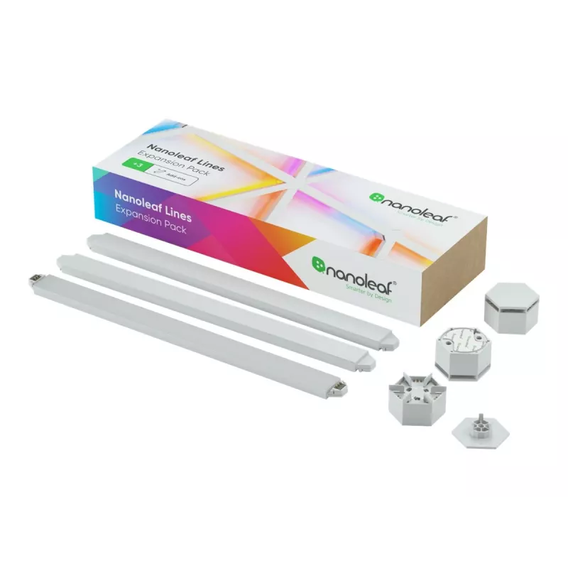 Iluminación ambiental Nanoleaf Lines pack de expansión 3 uds.