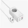 Adaptador de alimentación FIXED FIXCS65-1.5-WH con 2× USB-C PD 65 W y 2× conectores USB-A