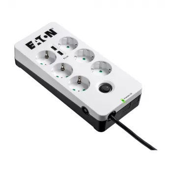 Regleta de enchufes Eaton Protection Box 6 USB DIN