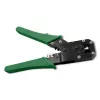 Herramienta de crimpado y corte QOLTEC 54381 — Alicate de crimpado para conectores de red modulares y cortacables