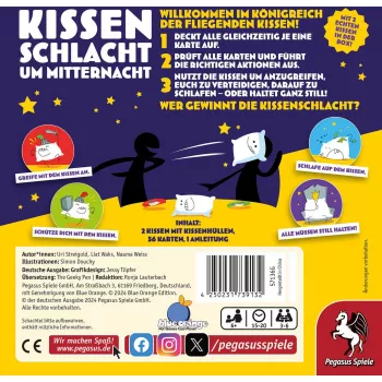 Kissenschlacht um Midnight, juego familiar