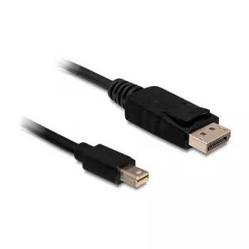 Cable Mini DisplayPort a DisplayPort DeLOCK 83984 0,5 m negro