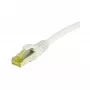 Cable de red RJ45, CAT6A 500 MHz, 1,0 m, blanco, S-STP (S/FTP), TPE/LSZH (Ultraflex), AWG26, con cable bruto Cat.7, Synergy 21 (S217631)