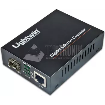 Convertidor de medios Lightwin Gigabit 10/100/1000Base-T a SFP (LWC 10/100/1000-SFP)