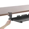 Bandeja de teclado Maclean MC-839 | Bandeja bajo el escritorio para teclado y ratón | Bandeja de teclado con abrazadera | Solución ergonómica para el puesto de trabajo