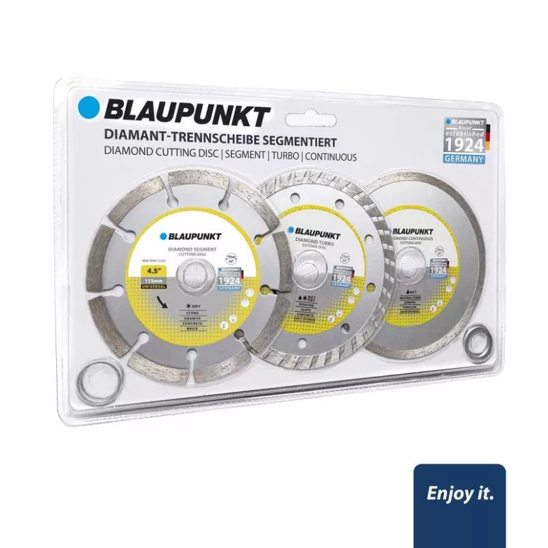 Set de discos de corte/desbaste BLAUPUNKT BP-CW-D4115, 3 uds.