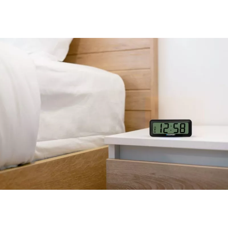 Despertador BLAUPUNKT CL04WH reloj multifunción, blanco — termómetro, calendario, función de repetición, 88×37×21 mm