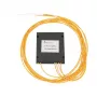 Splitter óptico PLC 1:4 Extralink SC/APC, 2,0 mm G657A, 1,5 m, módulo ABS, sin conector