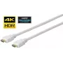 Cable HDMI Vivolink Pro Cable HDMI blanco 5 m ultraflexible