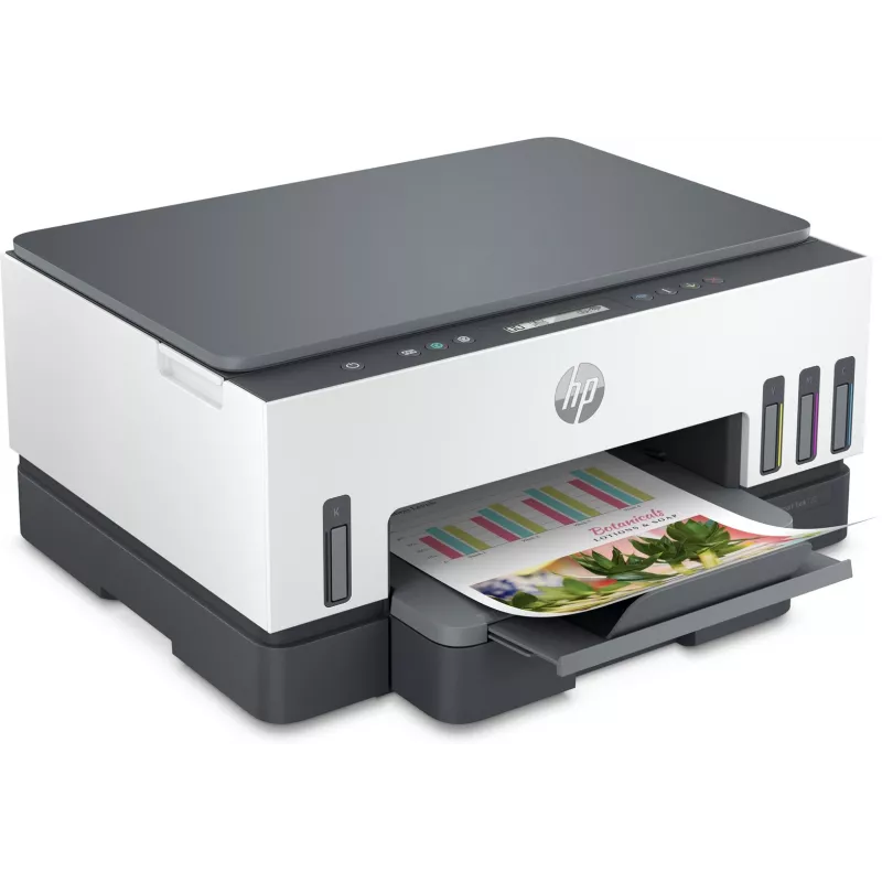 Impresora multifunción HP Smart Tank 720 — inyección térmica de tinta, color, A4, Wi‑Fi, dúplex, 4800x1200 dpi