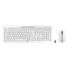 CHERRY Stream Desktop Teclado y ratón incluidos Oficina RF Wireless QWERTZ Alemán Blanco
