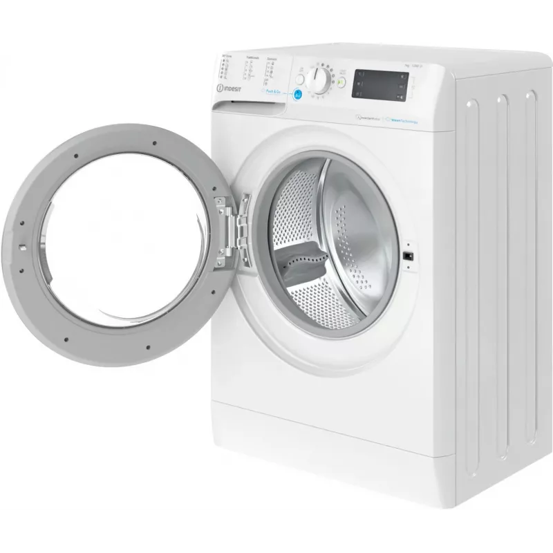 INDESIT | Lavadora | BWSE 71295X WBV EU | Clase de eficiencia energética B | Carga frontal | Capacidad de lavado 7 kg | 1200 rpm | Fondo 43,5 cm | Ancho 59,5 cm | Pantalla | Gran esfera