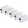 Adaptador ShiverPeaks 71220-8M-SET5 conector de parcheo modular Cat 5, 8 pines RJ45