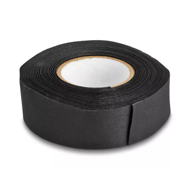 Cinta textil DeLOCK 25 m x 25 mm desgarrable autoadhesiva negra