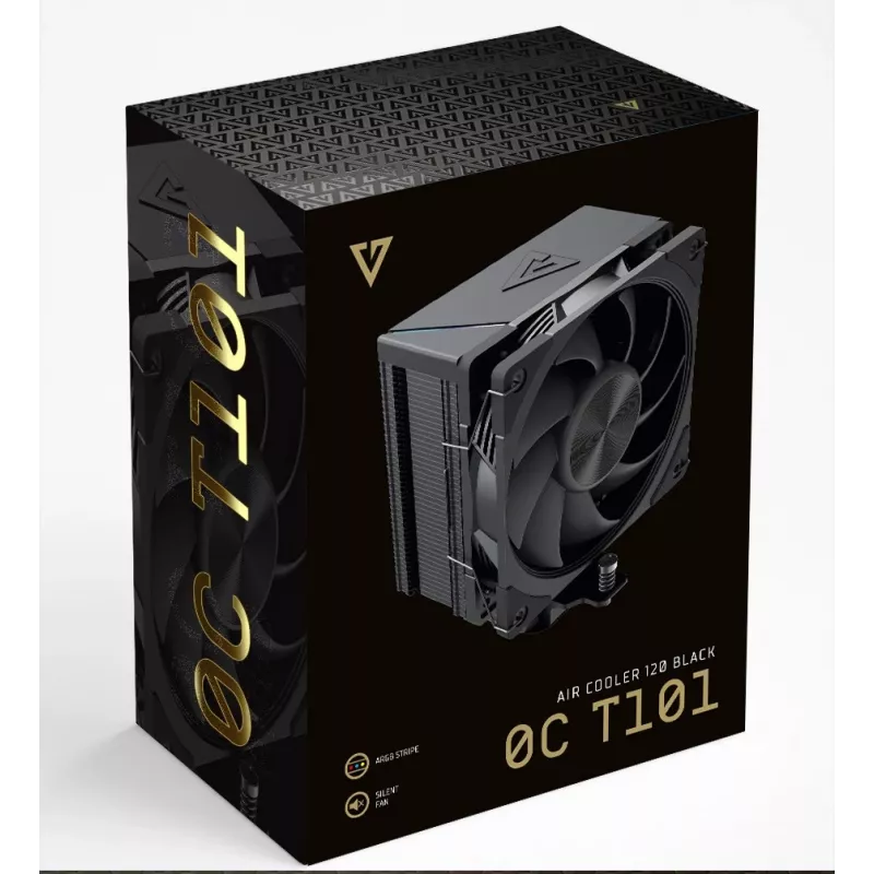 MODECOM Volcano 0C T101 disipador de CPU por aire 12 cm negro