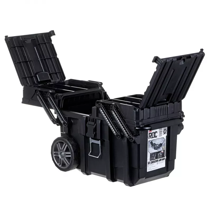Caja de herramientas KETER CANTILEVER Job Box (17203037/238270) con ruedas negra