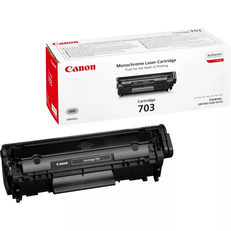 Canon CRG 703 cartucho de tóner, negro, 2000 páginas
