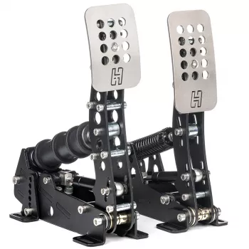 Set de pedales Heusinkveld Ultimate+ 2 – freno con célula de carga, pedales ajustables, negro
