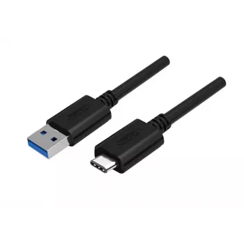 Cable USB Unitek Y-C474BK USB 3.2 Gen 1 (3.1 Gen 1) 1 m USB A USB C negro