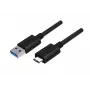 Cable USB Unitek Y-C474BK USB 3.2 Gen 1 (3.1 Gen 1) 1 m USB A USB C negro