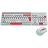 CANYON HSET-W5 EN teclado+ratón AAA+AA inalámbrico blanco