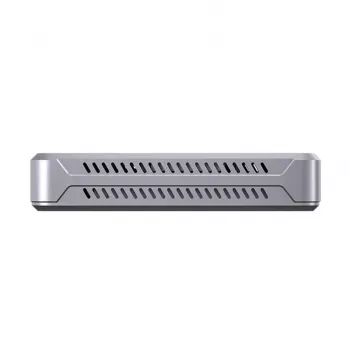 Carcasa para SSD Unitek S1242AGY01-EU USB4 40 Gbit/s, M.2 NVMe, hasta 8 TB, aluminio/plástico, refrigeración activa