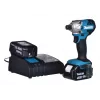 Atornillador de impacto a batería Makita DTD156RTJ 2500 RPM verde