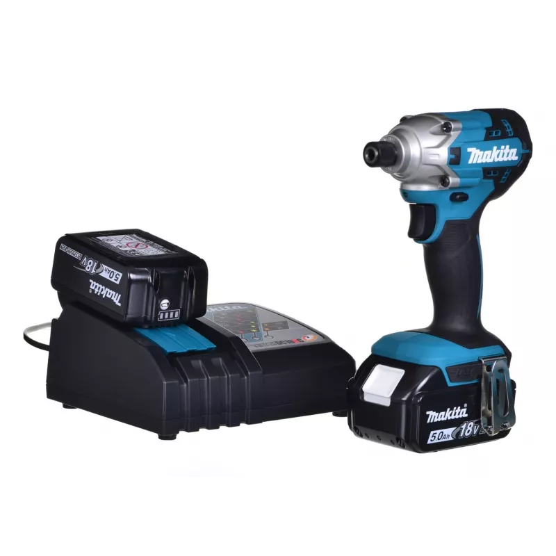 Atornillador de impacto a batería Makita DTD156RTJ 2500 RPM verde