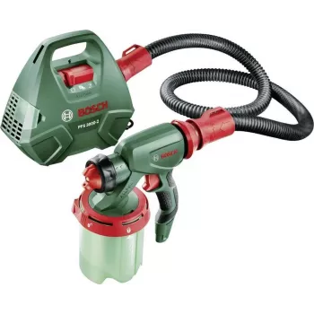 Pistola pulverizadora Bosch PFS 3000-2, 650 W AC equipo de pulverización de pintura, depósito de 1 L, manguera de 2 m, boquilla ajustable