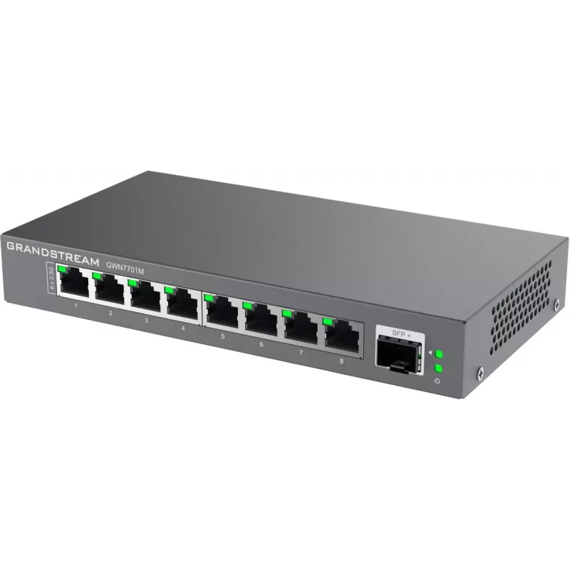 Grandstream Networks GWN7701M switch de red no gestionado 2.5G Ethernet (100/1000/2500) negro