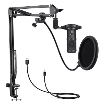 Micrófono de estudio Easypix 62021 Negro