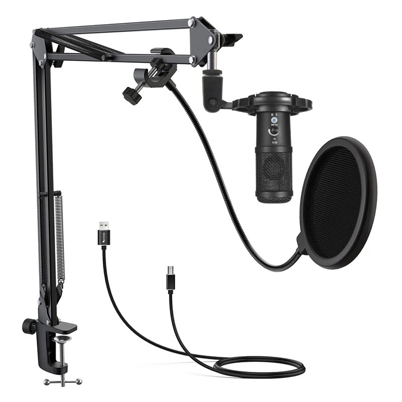Micrófono de estudio Easypix 62021 Negro