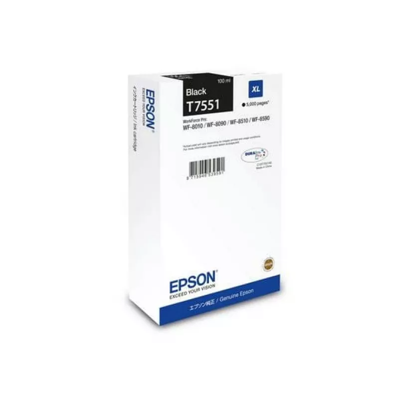 Cartucho de tinta Epson C13T75514N 1 ud. original alto rendimiento (XL) negro