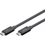 Cable USB-C WENTRONIC USB4 Gen4 1.2m — compatible con 16k@60Hz y 4K@120Hz