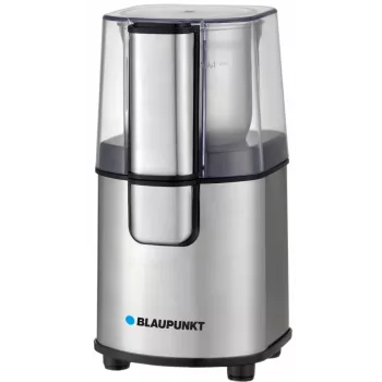 Molino de cuchillas BLAUPUNKT FCG701 — 200 W, capacidad de 85 g de café en grano, cuchillas de acero inoxidable, plateado