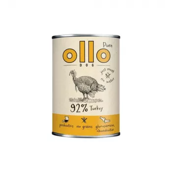 OLLO Pure Pavo - Comida húmeda para perros - 850 g