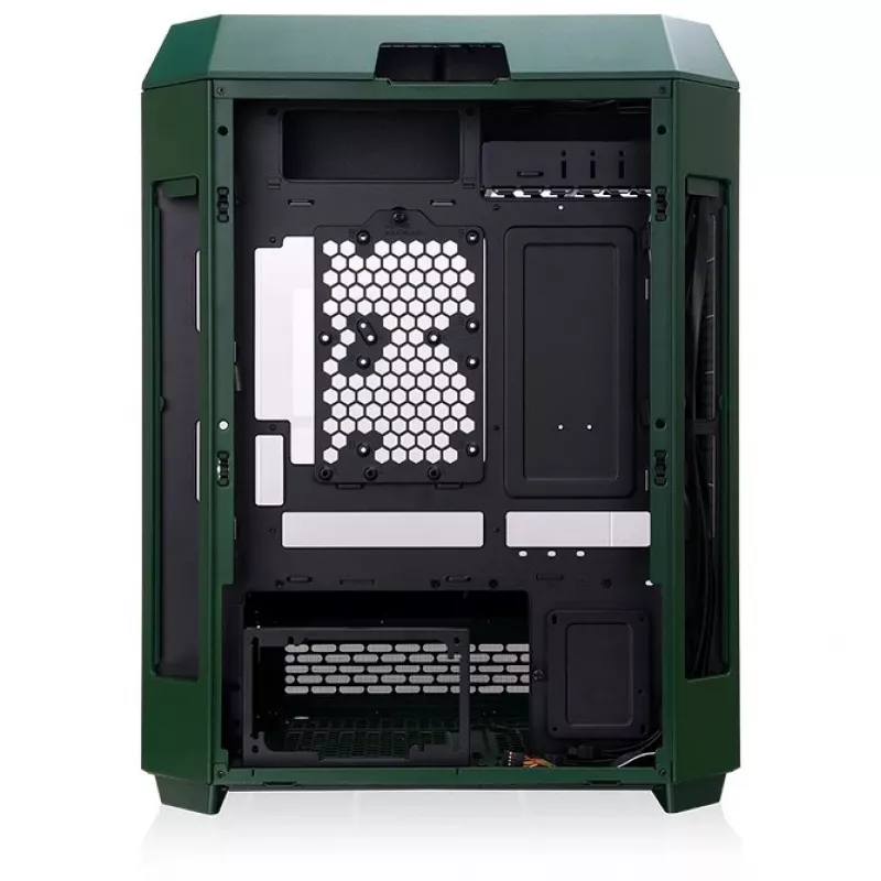 The Tower 600, caja torre Verde oscuro, cristal templado x 3