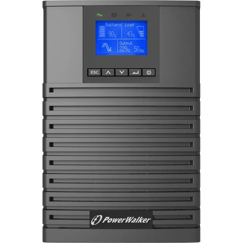 PowerWalker VFI 1500 ICT IoT doble conversión (online) 1,5 kVA 1500 W 4 salidas AC